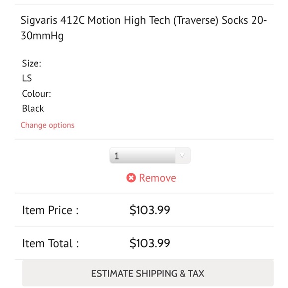 NEW Sigvaris Medical 412C Motion High Tech (Traverse)Socks 20-30mmHg Large - Picture 7 of 7
